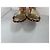 Sandali in pelle oro Valentino Garavani Rockstud D'oro - vista 4