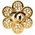 Spilla Vintage Chanel Coco Mark Motivo Fiore D'oro