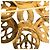 Spilla Vintage Chanel Coco Mark Motivo Fiore D'oro - vista 3