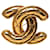 Spilla Chanel Coco Mark placcata oro D'oro