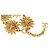 Bracciale Charm Chanel Vintage Motif Lion D'oro - vista 4