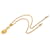 Collana Chanel Vintage Coco Mark Rogue Chain D'oro - vista 3