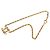 Collier à chaîne avec le logo Coco de Chanel Doré - vue 3