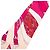 Foulard Hermès Twilly Festival des Amazones Rosa - vista 2