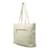 Prada Triangle Logo Plate Tote Bag Weiß Grün - Ansicht 2
