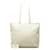 Prada Triangle Logo Plate Tote Bag Weiß Grün - Ansicht 6