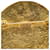 Timeless Spilla rotonda vintage Chanel Coco Mark D'oro  - vista 3