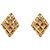 Orecchini a clip Chanel placcati oro e strass D'oro