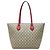 Borsa Tote Gucci GG Supreme Rosa Rosso Beige