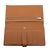 Hermès Portafoglio lungo bi-fold Hermes Bearn Soufflé Marrone Argento Cognac - vista 4