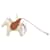 Hermès Hermes Rodeo PM Pegasus Charm Brown Pink Cream  - view 1