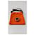 Hermès Move Ring in Silver and Orange Enamel Silvery  - view 7