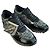 Autre Marque Walk Sneaker aus Tweed und Lackleder - Grau/Schwarz Weiß