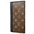 Louis Vuitton Monogram Macassar Portefeuille Brazza Long Wallet Marrone