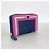 Le Boy Carteira Boy em tecido Chanel Navy Pink Rosa Azul marinho - vista 2