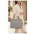 Christian Dior Book Tote Small in Tela Ricamata Cannage Grigio - vista 2