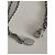 Autre Marque Bracciale a catena Lotus in argento e ceramica bianca Bianco - vista 3
