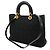 Borsa 2way Christian Dior Lady Dior Cannage Nylon Nero - vista 2