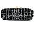 Timeless Mini borsa a tracolla con catena in tessuto CHANEL Nero - vista 4