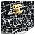 Timeless Mini borsa a tracolla con catena in tessuto CHANEL Nero - vista 7