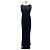Chanel Langes Kleid marineblau