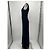 Chanel Langes Kleid marineblau - Ansicht 3