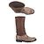 Maison Martin Margiela Maison Margiela 22 Lederstiefel Braun Dunkelbraun - Ansicht 5