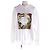 Stella Mc Cartney Stella McCartney Record Kapuzenpullover aus Baumwolle Weiß