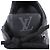 Sneakers Louis Vuitton Harlem Richelieu Damier Marrone Nero - vista 7