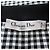 Falda Christian Dior de cuadros vichy Negro Blanco - vista 7