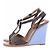 Balenciaga Zeppe in pelle nera Nero - vista 2