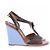Balenciaga Zeppe in pelle nera Nero - vista 6