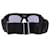 Maschera da sci Chanel nera in plastica Nero - vista 3