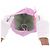 Autre Marque Clutch in tessuto viola VICTORIA LEIVISSA Rosa - vista 2