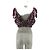 Free People Top rosa com glitter - vista 2
