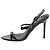 Veronica Beard Schwarze Leder-Buckel-Absatzschuhe - EU 39.5