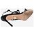 Veronica Beard Schwarze Leder-Buckel-Absatzschuhe - EU 39.5 - Ansicht 4