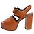 See by Chloé Tan platform sandals - size EU 38