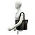 Fendi Zucchino FF Pattern Canvas Leather Tote Bag Brown Khaki - view 2