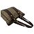 Fendi Zucchino FF Pattern Canvas Leather Tote Bag Brown Khaki - view 4
