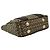 Fendi Zucchino FF Pattern Canvas Leather Tote Bag Brown Khaki - view 7