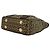 Fendi Zucchino FF Pattern Canvas Leather Tote Bag Brown Khaki - view 8