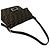 Fendi Vintage Zucca FF Pattern Canvas Leather Schultertasche Braun Schwarz - Ansicht 4