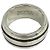 Tiffany & Co Tiffany Vintage Grooved Double Line Ring Silber