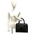 Céline Celine Vintage Macadam Blazon Pattern Lederhandtasche Braun Schwarz - Ansicht 2
