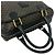 Céline Celine Vintage Macadam Blazon Pattern Lederhandtasche Braun Schwarz - Ansicht 4