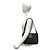 Fendi Vintage Zucca FF Pattern Handtasche Braun Schwarz - Ansicht 2