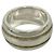Tiffany & Co Tiffany Vintage Grooved Double Line Ring Silber