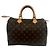 Borsa Louis Vuitton Speedy 30 Monogram Leather Marrone