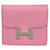 Hermès Cartera bi-fold compacta Constance Hermes Rosa  - vista 1